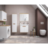 Пенал VITRA SENTO, с корзиной для белья, 40 см, цвет матовый белый, правосторонний ( ножки 61069 заказываются отдельно ) 60842